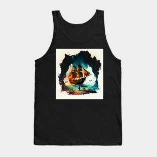 Pirate Ship - the goonies Tank Top